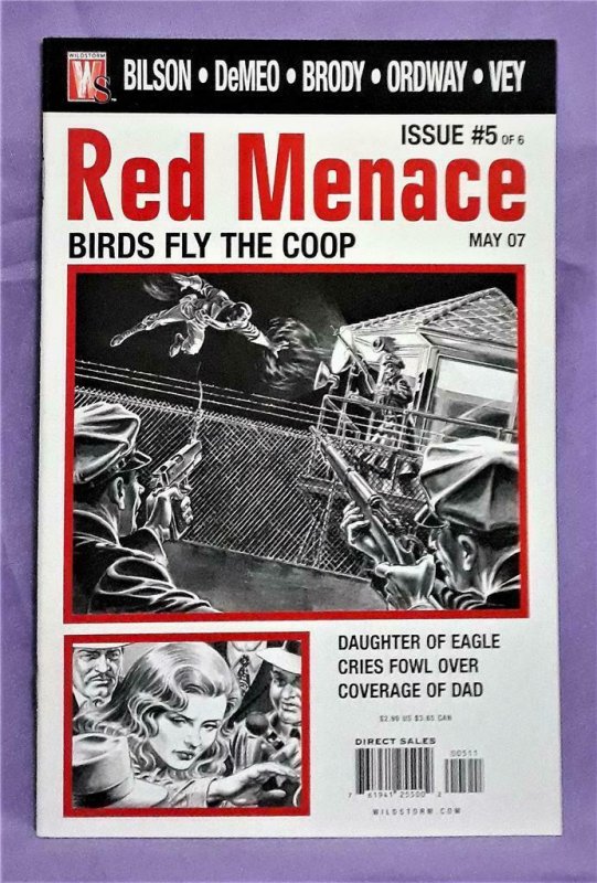 Danny Bilson Paul DeMeo RED MENACE #1 - 6 Jerry Ordway #1-2 Variants (DC, 2007)! 