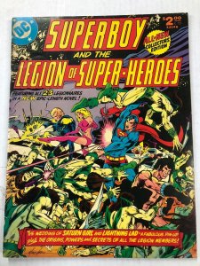 SUPERBOY & THE LEGION OF SUPER HEROES Treasury C-55 FINE - ALL NEW STORY Grell