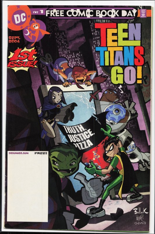 Teen Titans Go! #1 Free Comic Book Day Cover (2004) Teen Titans