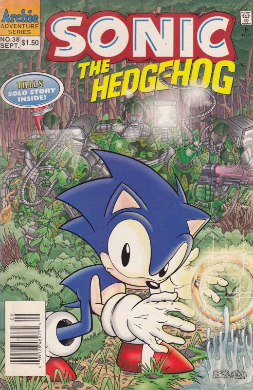 Sonic the Hedgehog #38 (Newsstand) FN ; Archie | Tails Solo Story