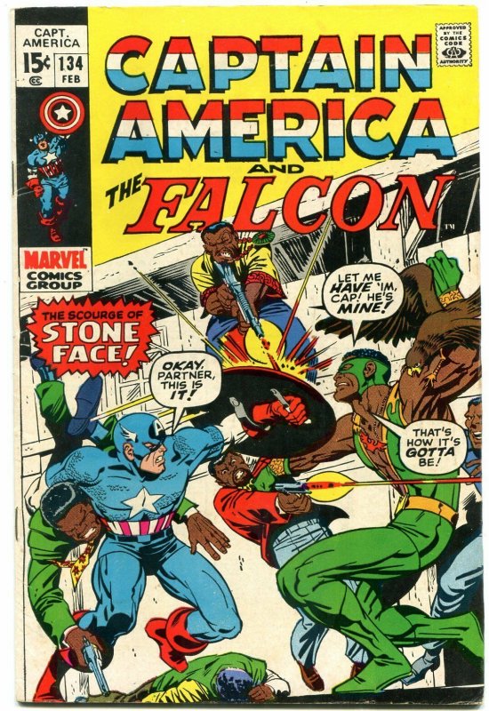 CAPTAIN AMERICA AND THE FALCON #134 1971 MARVEL FN