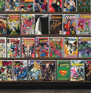 Huge Lot 140+ Comics with Spider-Man, Newmen, Wetworks, Marvel Age & More!