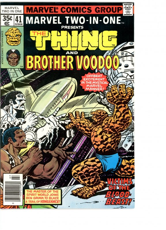 Marvel Two-In-One 41 F/VF   Brother Voodoo!