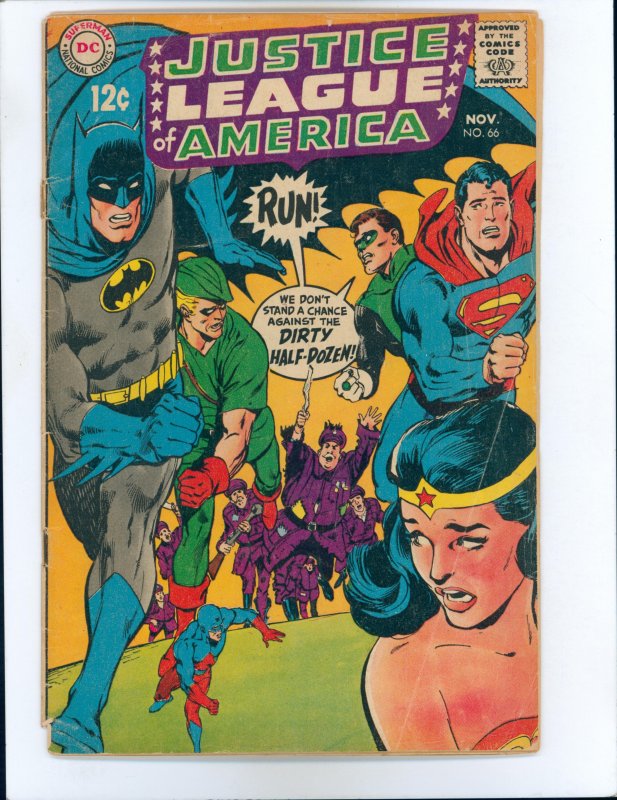 Justice League of America 66  (1968) Neal Adams cover