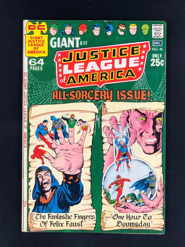 Justice League of America #85 (1970) FN- GIANT 64 pgs