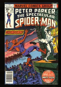 Spectacular Spider-Man #10 VF- 7.5 White Tiger!