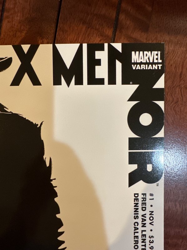 X-Men Noir #1 Silhouette Cover (2009)