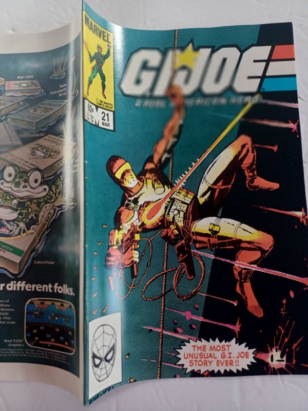 GI Joe A Real American Hero #21 - silent issue - 1st Stormshadow - 1984 - (-VF)