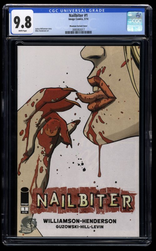 Nailbiter #1 CGC NM/M 9.8 White Pages Phantom Variant