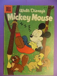 WALT DISNEY'S MICKEY MOUSE (1956) # 48 CARTOON SOLID BOOK