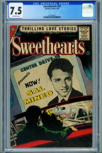 Sweethearts #39 CGC 7.5 1957- Sal Mineo-Highest Graded-4216266012