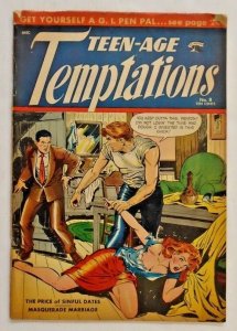 Teen-Age Temptations #8; Matt Baker Cover & Art! Dope!