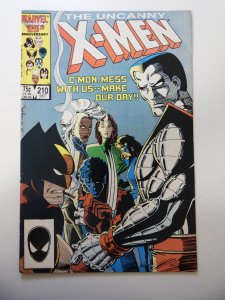 The Uncanny X-Men #210 (1986) VG Condition