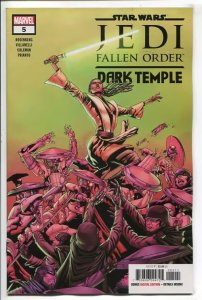 STAR WARS JEDI FALLEN ORDER DARK TEMPLE (2019 MARVEL) #5 CVR A WILL SLINEY