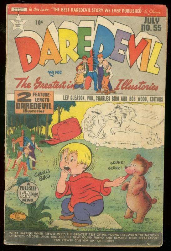 DAREDEVIL COMICS #55 1949 LEV GLEASON PUBS BIRO MAURER VG