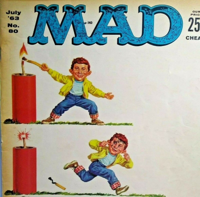 Mad Magazine July 1963 No 80  Mutiny On The Bouncy Pirate Ship The Eleventh Hour