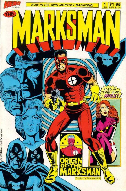 MARKSMAN 1-5,ANNUAL 1 complete CHAMPIONS spinoff!
