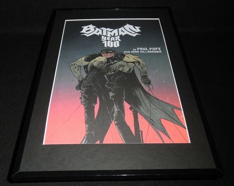 Batman Year 100 DC Framed 11x17 Cover Display Official Repro 