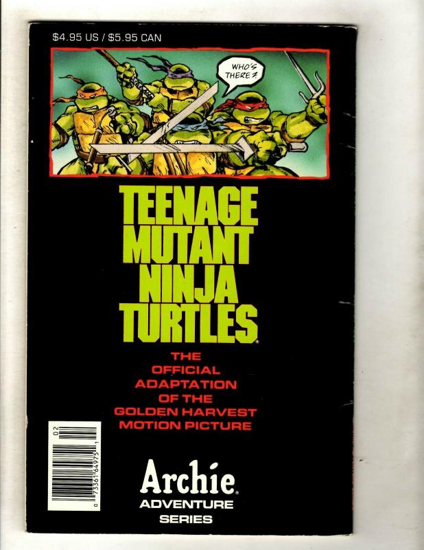 Teenage Mutant Ninja Turtles The Movie Archie Comic Book FN/VF Leonardo SM8