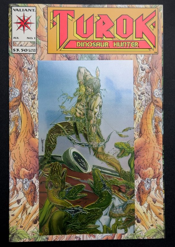 Turok Dinosaur Hunter #1 (1993) Low Print Run - Hologram Crv - VF/NM