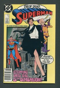 Superman #11 / 9.4 NM - 9.6 NM+  Newsstand   May 1987