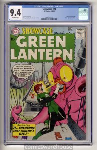 SHOWCASE #24 (DC 2/60) CGC 9.4 3RD GREEN LANTERN HIGHEST AND ONLY 9.4 OW PAGES