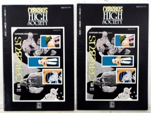 Cerebus High Society Lot 2 #21 x2 1990 Aardvark-Vanaheim Reprints 46 Comics