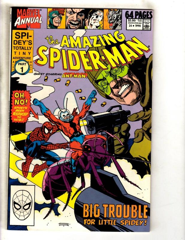 7 Amazing Spider-Man Marvel Comic Books ANNUALS # 19 20 22 23 24 25 01' CR60