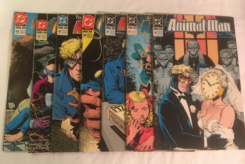 ANIMAL MAN #30, 31, 32, 40-50, 60 VFNM Condition