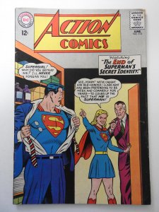 Action Comics #313 (1964) VG rust on staples, centerfold detached bottom staple