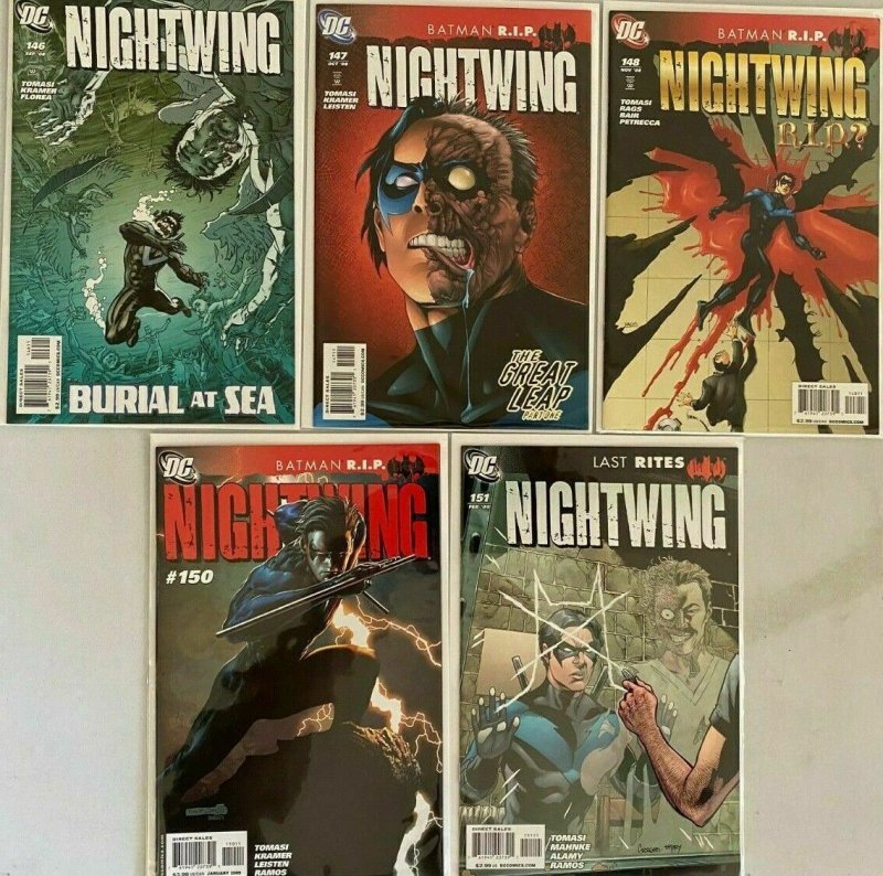 Nightwing comic lot from:#100-151 35 different 8.0 VF (2005-09)