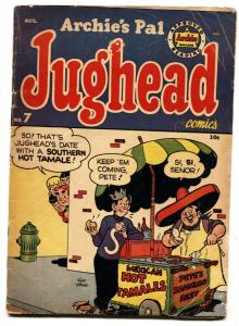 Archie's Pal Jughead #7 Hot Tamale cover- Suzie 1951 VG-