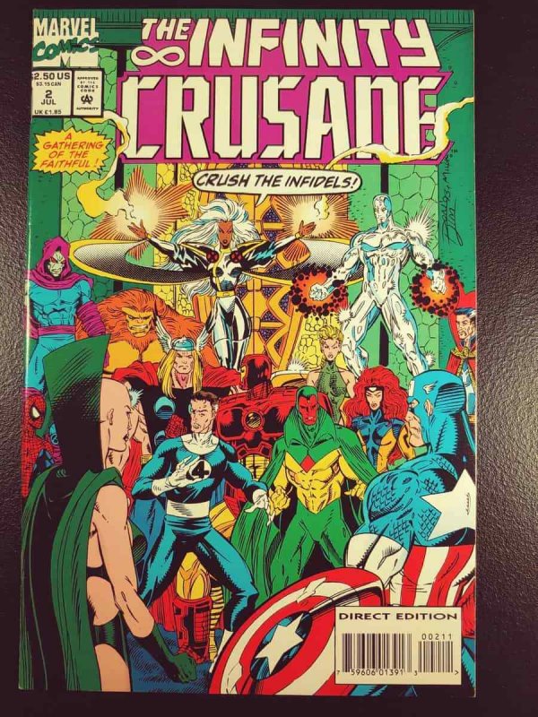 Infinity Crusade #2 Vf/NM Ron Lin Cover Art Marvel (1993) c14a