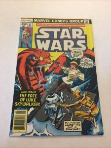 Star Wars 11 Vf+ Very Fine+ 8.5 Newsstand Edition Marvel Comics