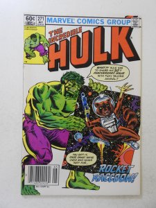 The Incredible Hulk #271 (1982) FN/VF Condition! 2nd App of Rocket Raccoon!