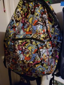 comic backpack
