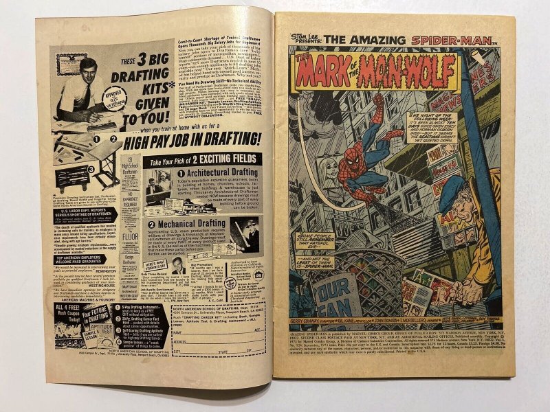 Amazing Spider-Man #124 VG 4.0 1st App Man-Wolf