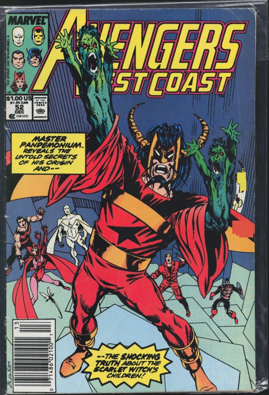 Avengers West Coast #52 (1989) West Coast Avengers / Avengers West Coast