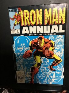 Iron Man Annual #6 (1983) high-grade Free The Eternals, movie key! VF/NM Wow!