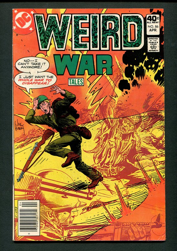 Weird War Tales #86 ( 3.5 VG- ) Joe Kubert Cover / April 1980