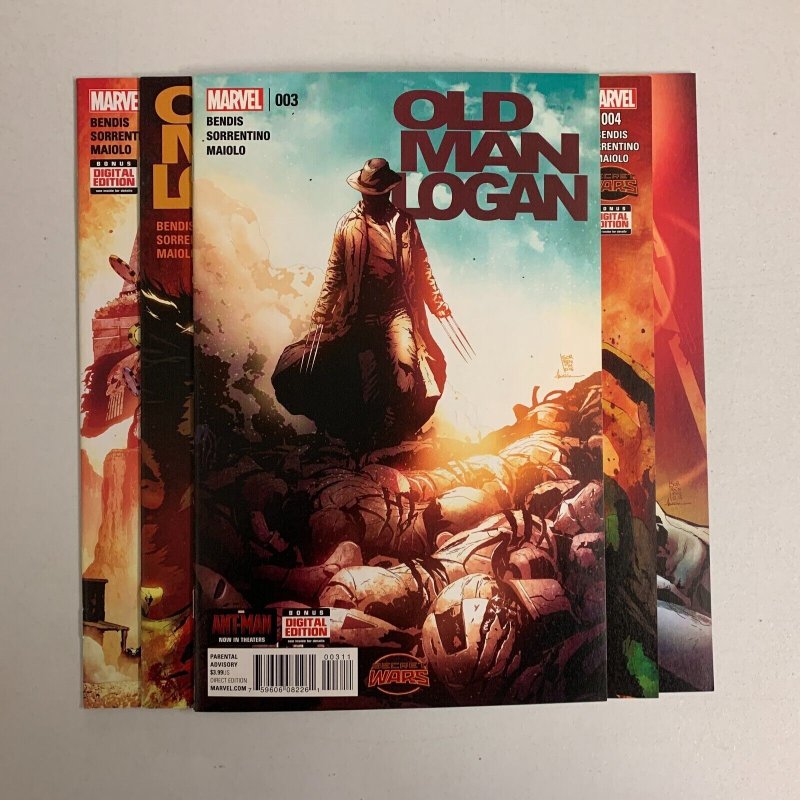 Secret Wars Old Man Logan #1-5 Set (Marvel 2015) Brian Michael Bendis (9.0+) 