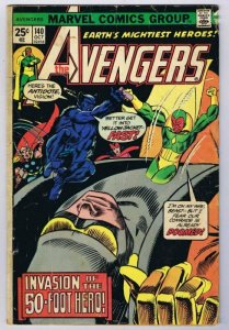 Avengers #140 ORIGINAL Vintage 1975 Marvel Comics Vision Beast Ant Man