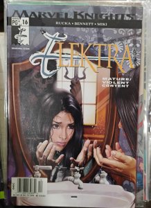 ELEKTRA #  16  2003  marvel KNIGHTS  disney daredevil   RUCKA MATURE NEWSTAND