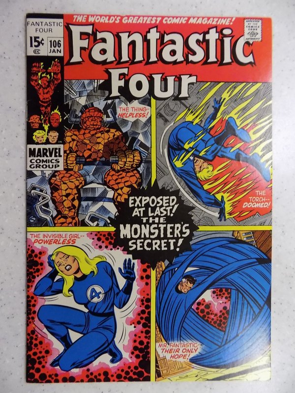 FANTASTIC FOUR # 106 MARVEL HI GRADE