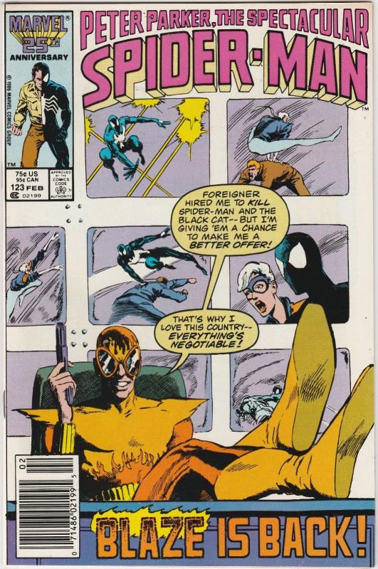 5 Peter Parker the Spectacular Spider-Man Marvel Comics #116 123 124 125 129 AH3