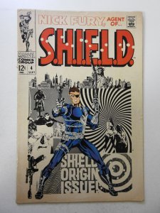 Nick Fury, Agent of SHIELD #4 (1968) VG Condition see desc