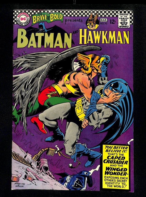 Brave And The Bold #70 Batman Hawkman!