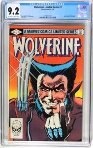 Wolverine #1 (1982) CGC Graded 9.2