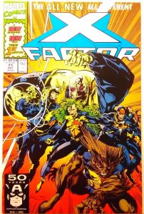 X-Factor #71 (1991) New Team Key