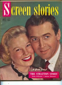 Screen Stories-June Allyson-James Stewart-Kirk Douglas-Gregory Peck-June-1949